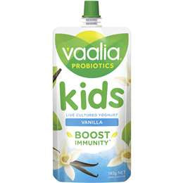 Vaalia Vanilla Yoghurt Pouch 140g