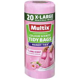 Multix Citrus Colour Scent Tidy Bags XLarge 20pk