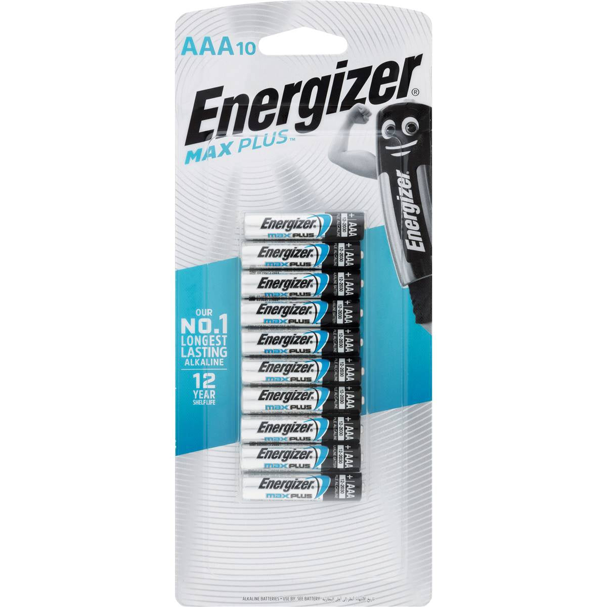 Energizer Max Plus AAA Batteries 10pk