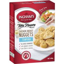 Ingham Tempura Chicken Breast Nuggets 400g