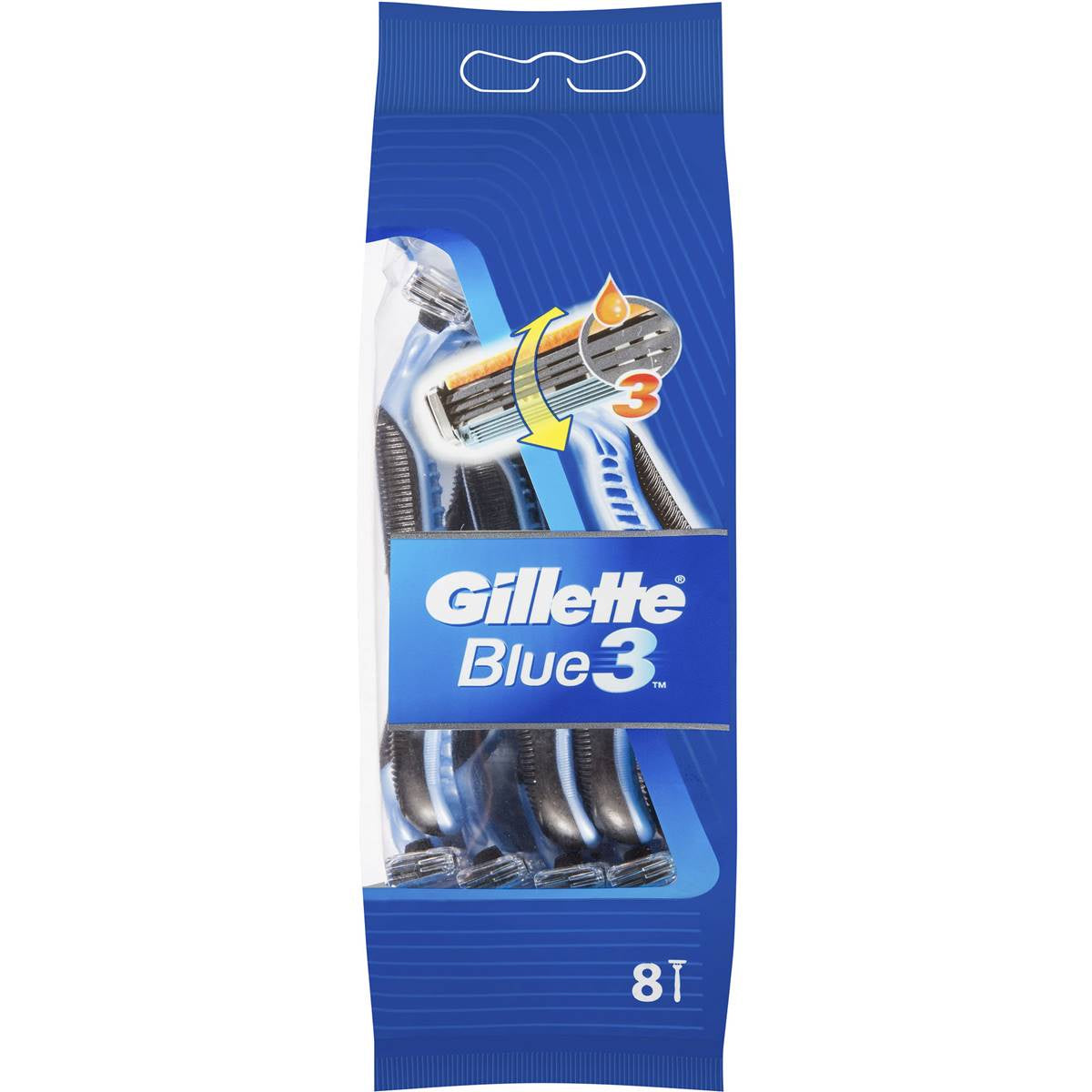 Gillette Blue lll Disposible Razor 8pk