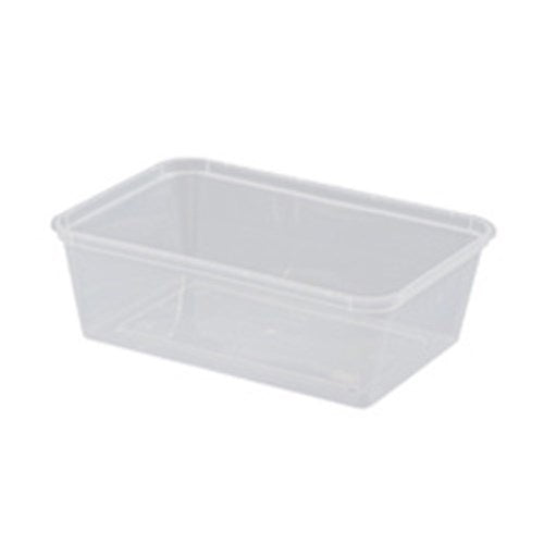 Genfac Plastic Plain Container 750ml 50pk