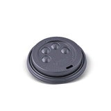 Detpak Black Ripple Cup Lids 8oz 100pk