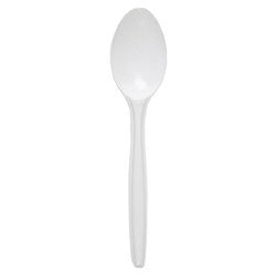 Plastic Teaspoon White 1000pk