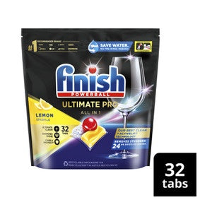 Finish Lemon Ultimate Pro Dishwasher Tablets 32pk