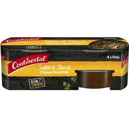 Continental Chicken Stock Pot 112g 4pk