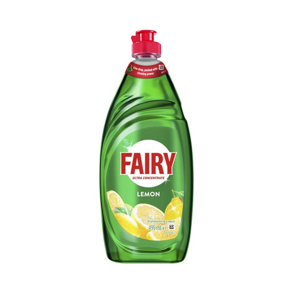 Fairy Lemon Ultra Concentrate Dishwashing Liquid 495ml