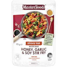 Masterfoods Honey Garlic & Soy Stir Fry Sauce 100g