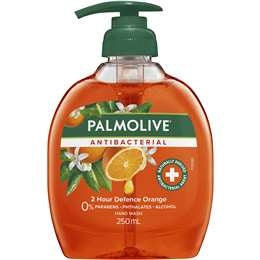 Palmolive Antibacterial Orange Hand Wash 250ml