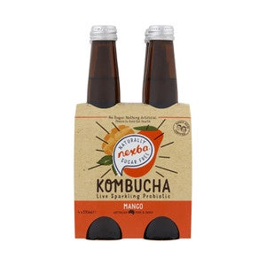 Nexba Mango Kombucha 330ml 4pk