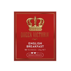 Queen Victoria English Breakfast Tea Bags 10pk