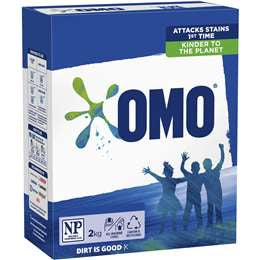 Omo Standard Active Front & Top Loader Powder 2kg