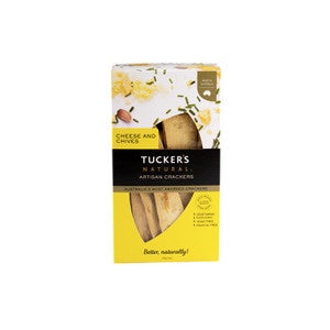 Tuckers Cheese & Chives Artisan Crackers 100g