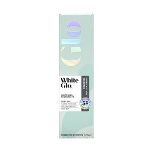 White Glo Charcoal Deep Stain Remover Toothpaste 205g