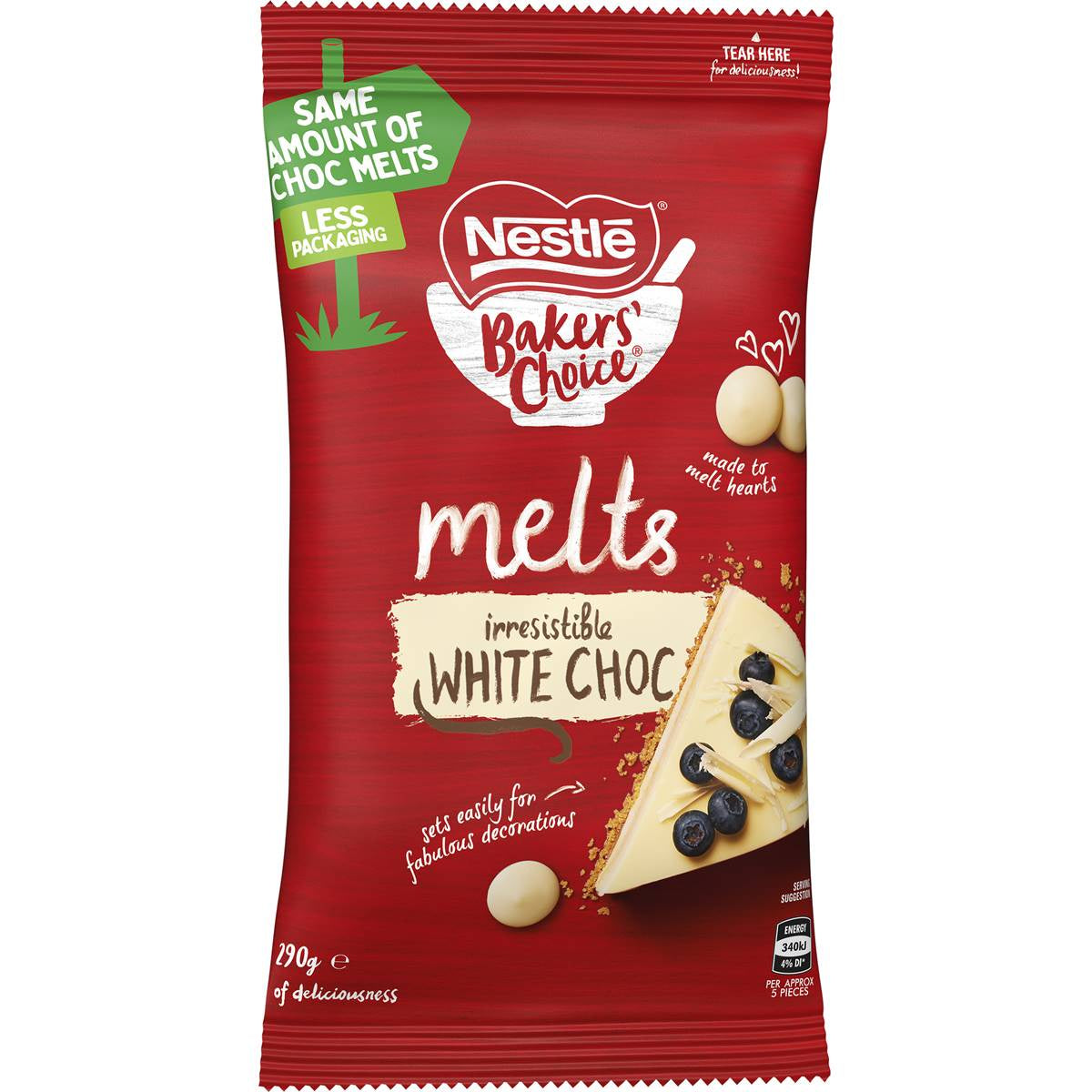 Nestle White Chocolate Melts 290g