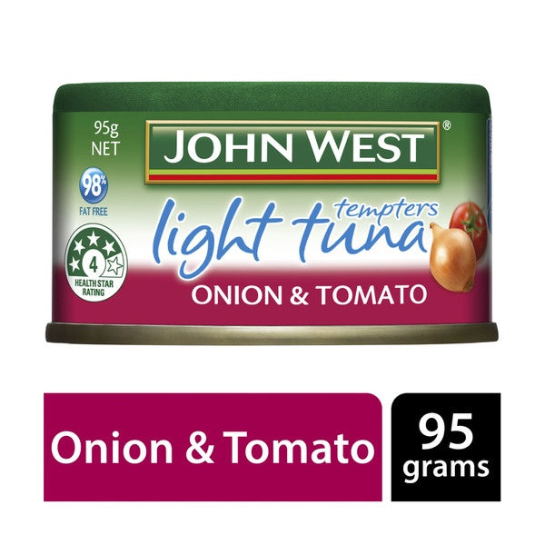 John West Onion & Tomato Light Tuna Tempters 95g