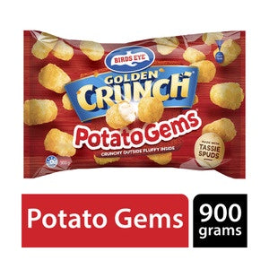 Birds Eye Golden Crunch Potato Gems 900g