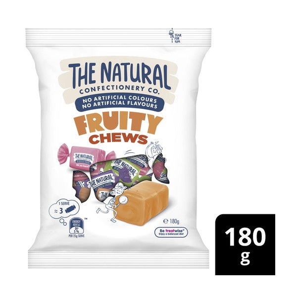 The Natural Confectionery Co Fruity Chews 180g