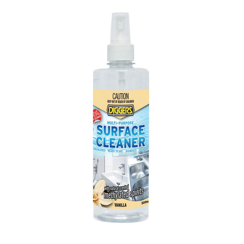 Diggers Vanilla Methylated Spirits Surface Cleaner 500ml