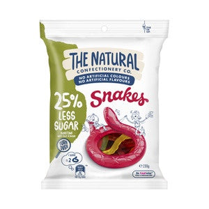 The Natural Confectionery Co Snakes 25% Less Sugar 230g