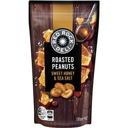 Red Rock Deli Sweet Honey & Sea Salt Roasted Peanuts 130g