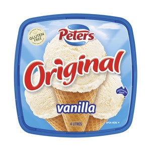 Peters Original Vanilla Icecream 4l