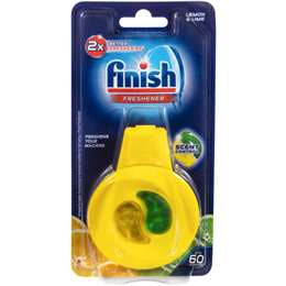 Finish Lemon 2 in 1 Clip On Dishwasher Freshener