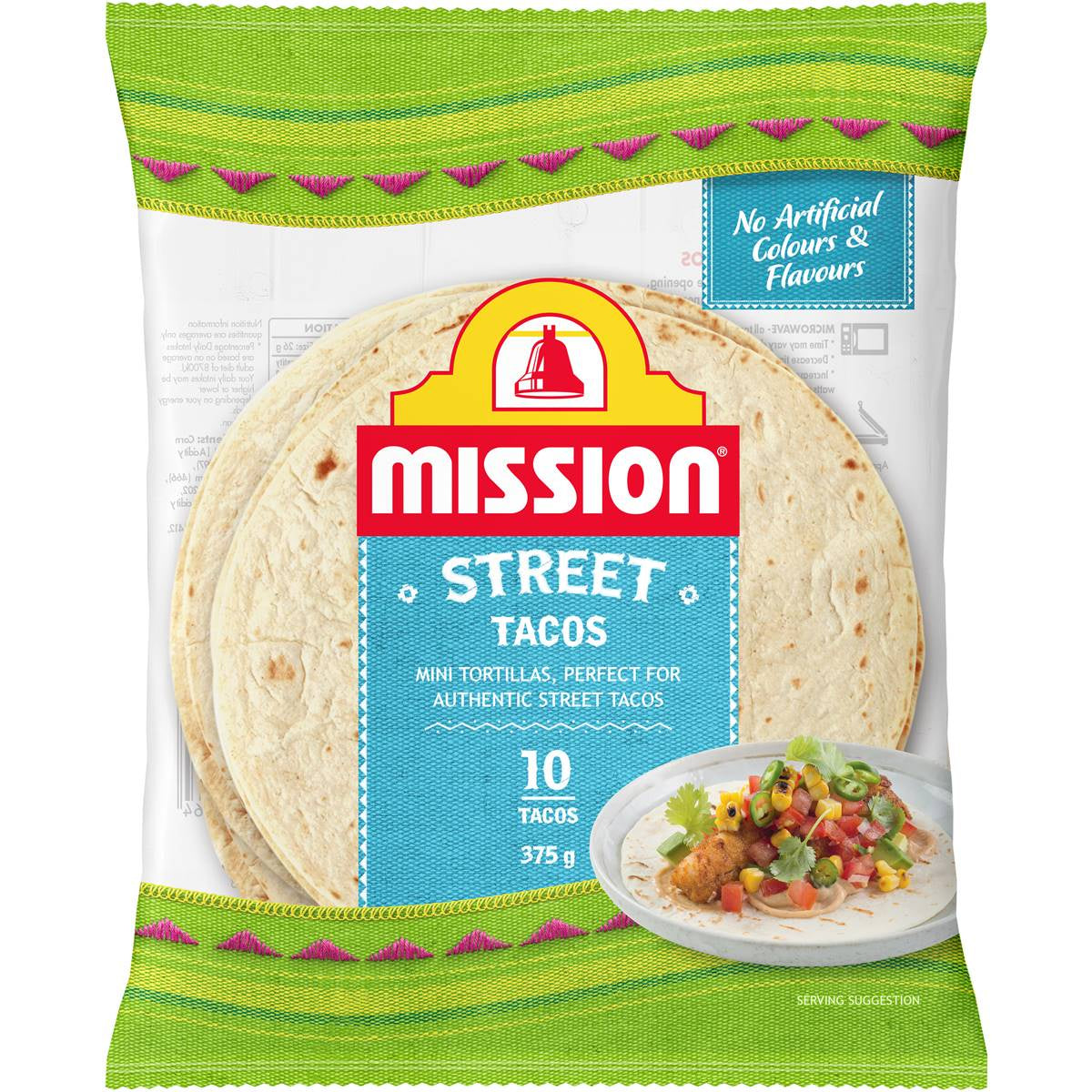 Mission Street Taco 375g 10pk