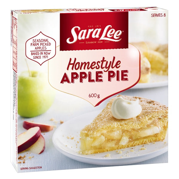 Sara Lee Homestyle Apple Pie 600g