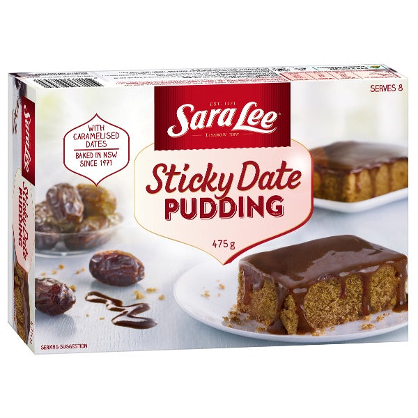 Sara Lee Sticky Date Pudding 475g