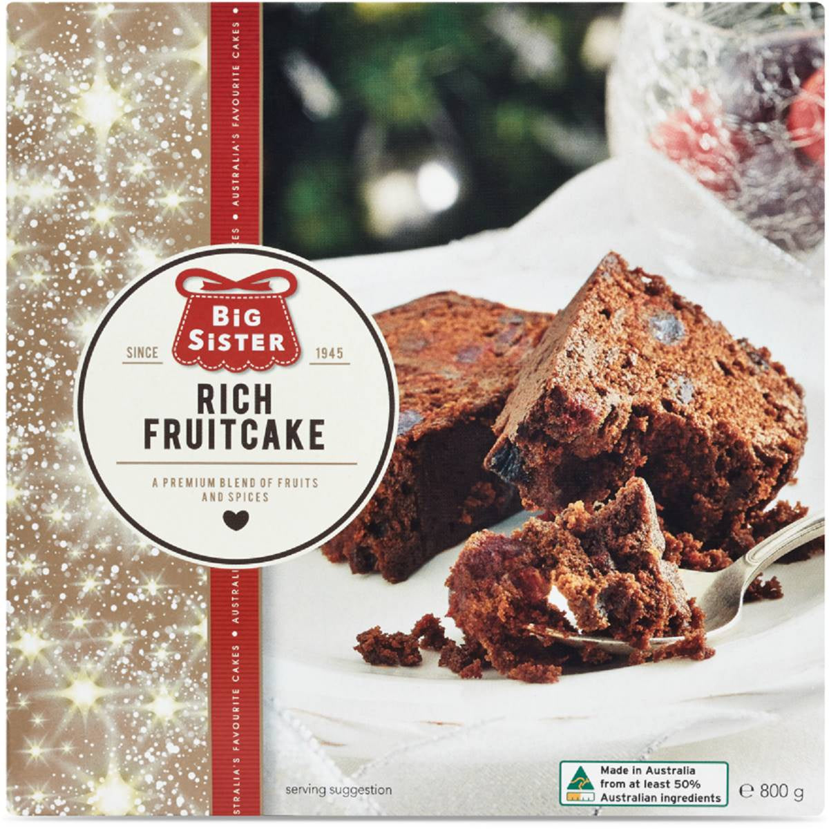 Big Sister Dark 40% Fruit Cake 800g