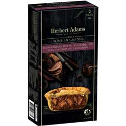 Herbert Adams Caramelised Onion & Cabernet Sauvignon Pie 2pk