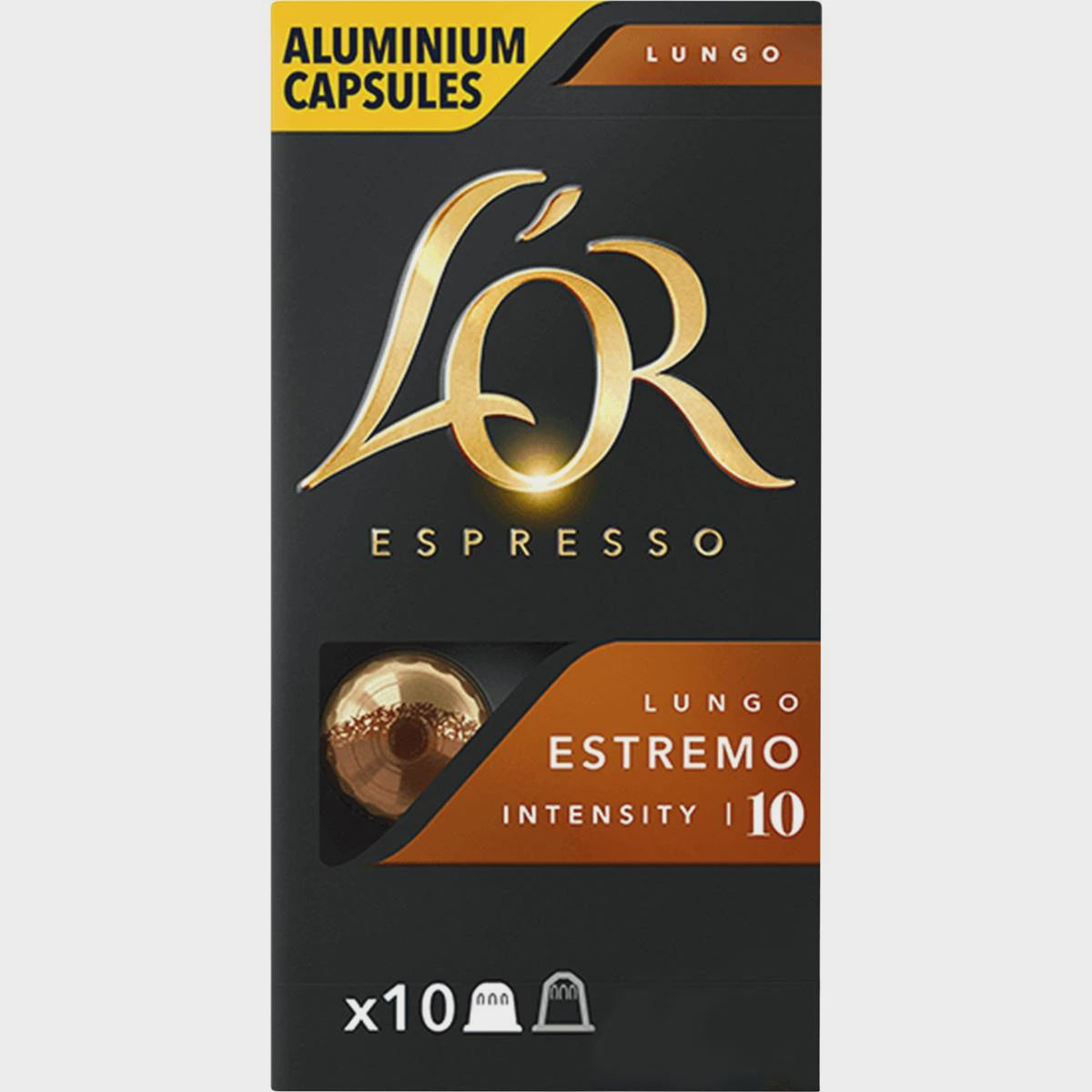 L'or Espresso Lungo Estremo Capsules 10pk