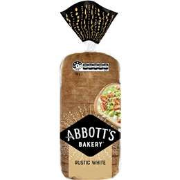 Abbotts Rustic White Sliced Bread 700g