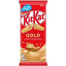 Nestle Kit Kat Gold Chocolate Block 170g