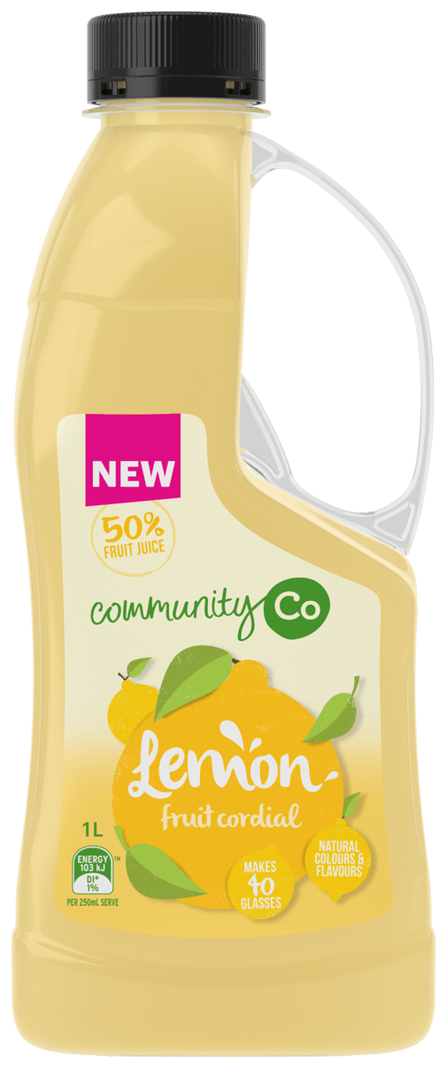 Community Co Lemon Fruit Cordial 1l