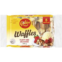 Golden Fluffy & Delicious Waffles 275g 5pk