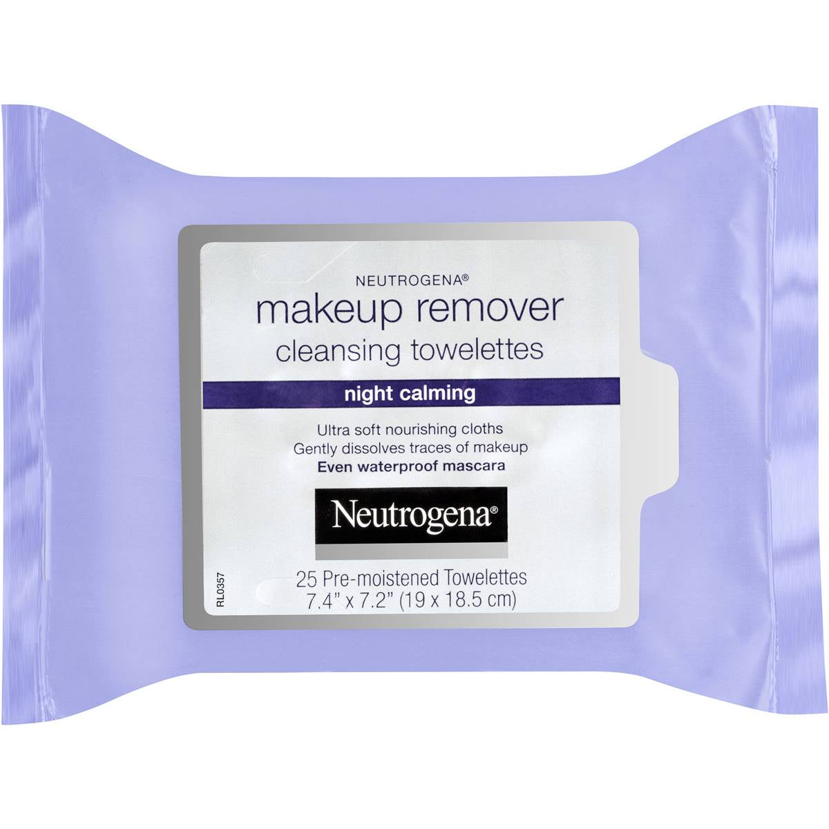 Neutrogena Night Calming Makeup Remover Wipes 25pk