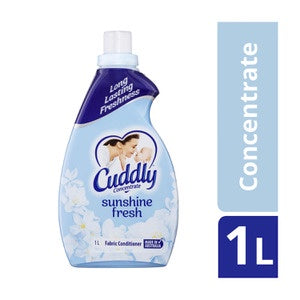 Cuddly Sunshine Fresh Concentrate Fabric Softener 1l