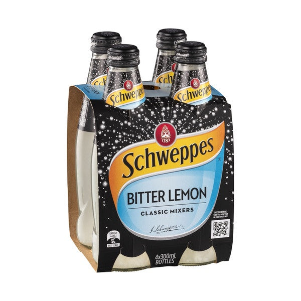 Schweppes Bitter Lemon Mixer 300ml 4pk