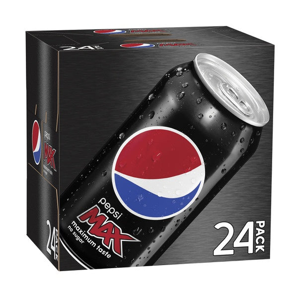 Pepsi Max Cola Cans 24pk