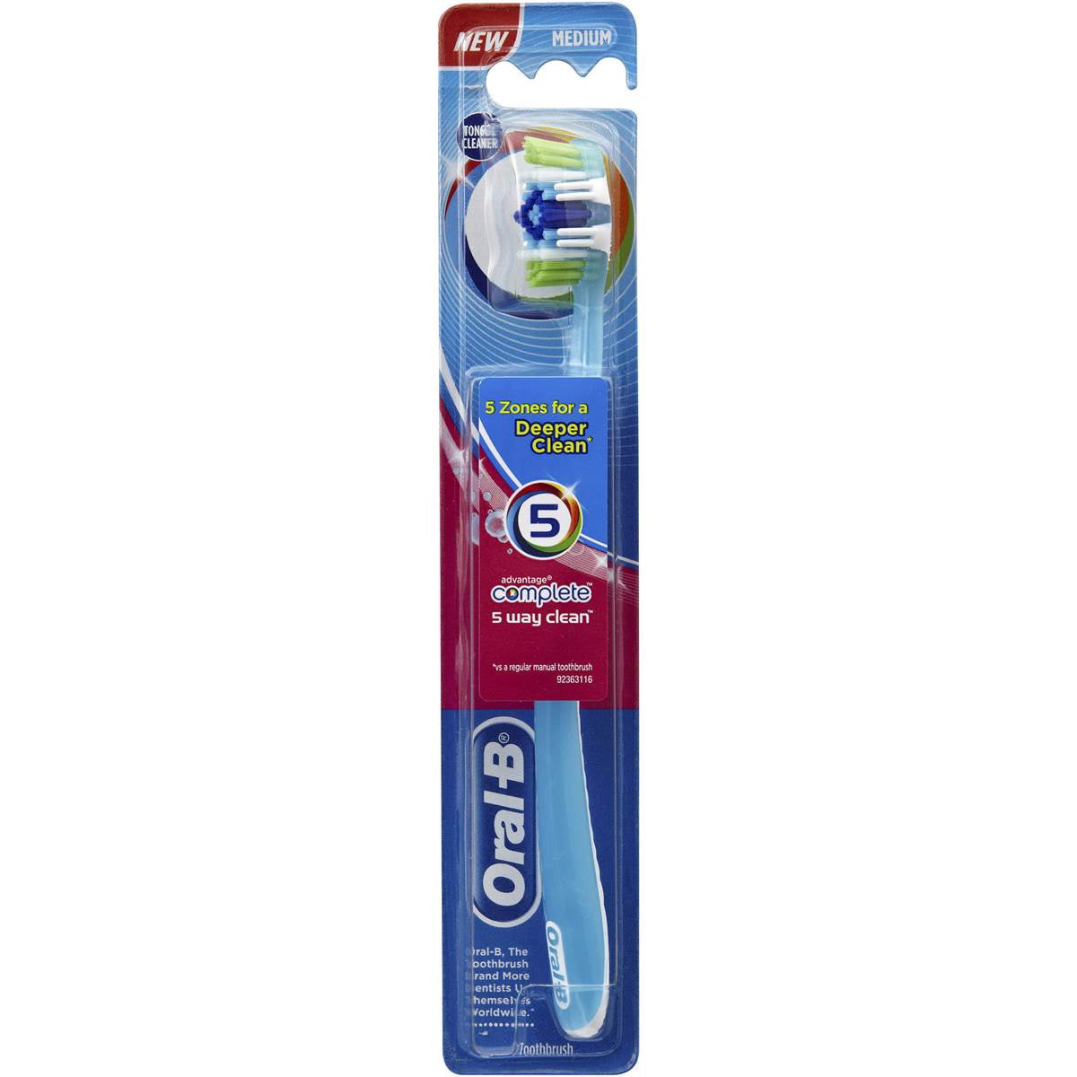 Oral B Medium Complete 5 Way Clean Toothbrush