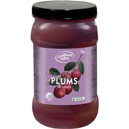 Goulburn Valley Whole Plums in Juice 700g