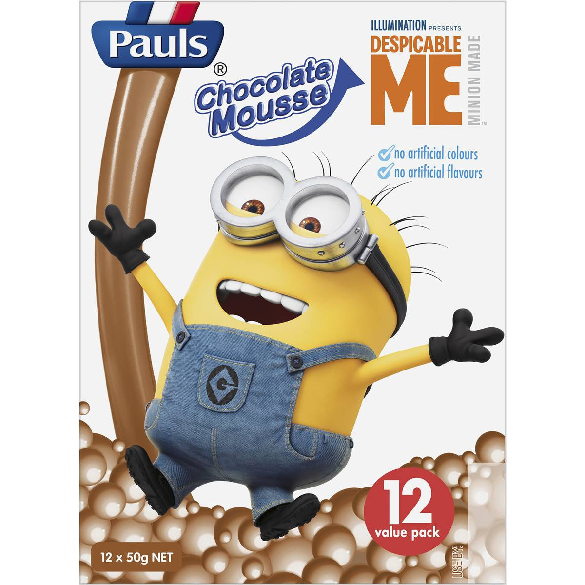 Pauls Chocolate Mousse 50g 12pk