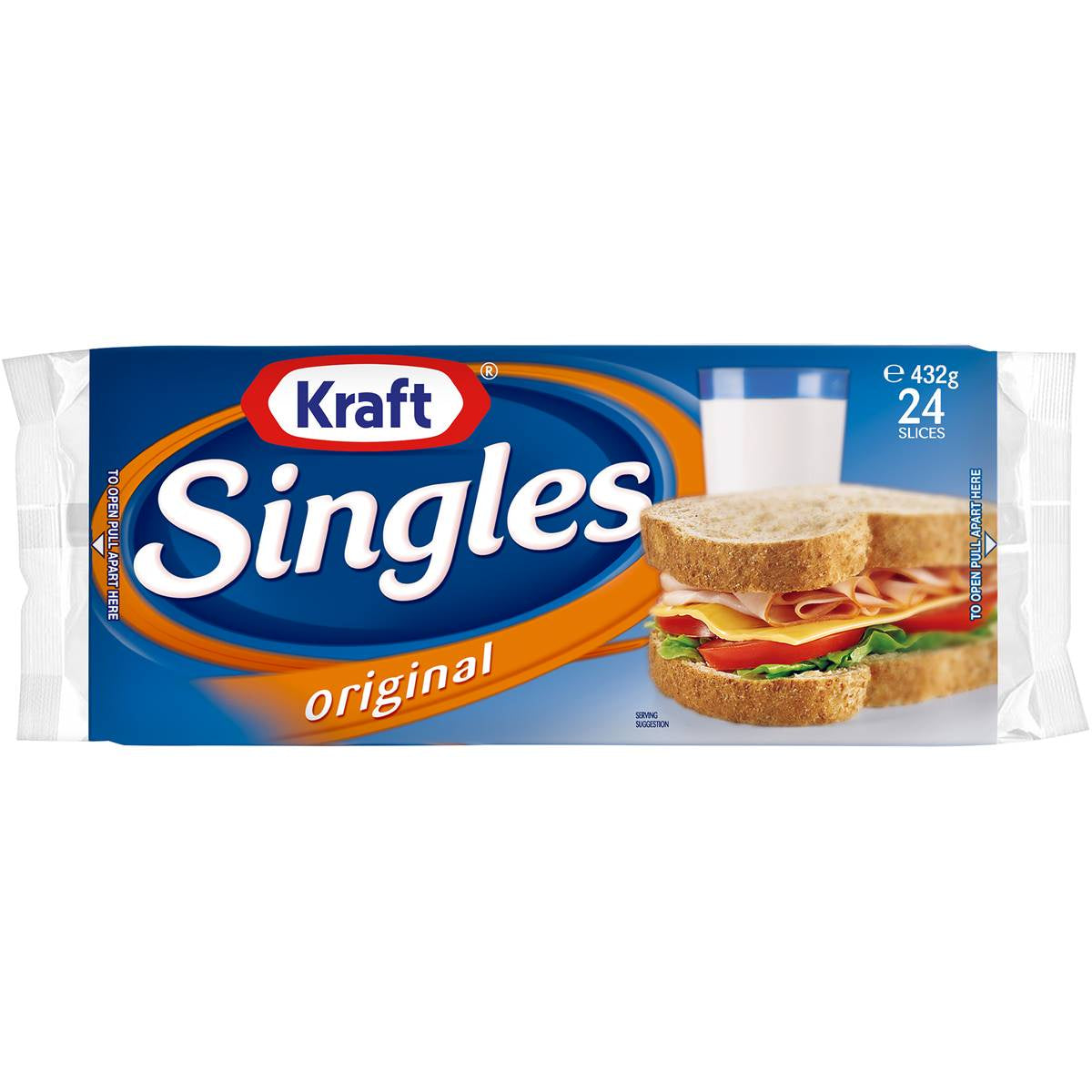 Kraft Original Cheese Singles 432g 24pk