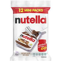 Nutella Hazelnut Chocolate Snack 180g