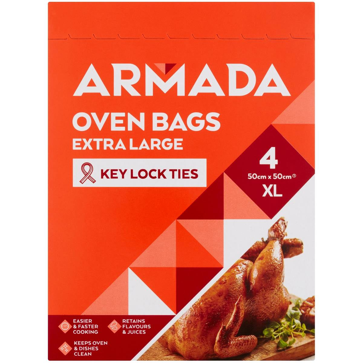 Armada Extra Large Oven Bags 4pk