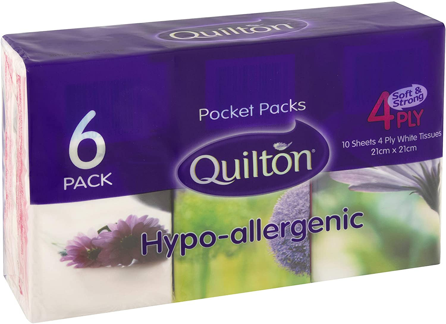 Quilton Pocket Tissues 6pk