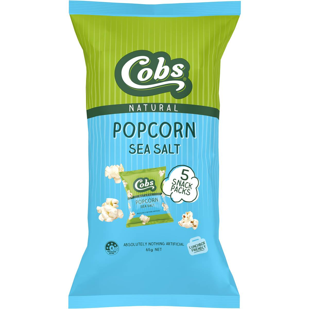 Cobs Natural Sea Salt Popcorn 5pk