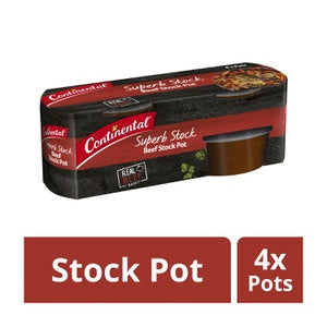 Continental Beef Stock Pot 112g 4pk